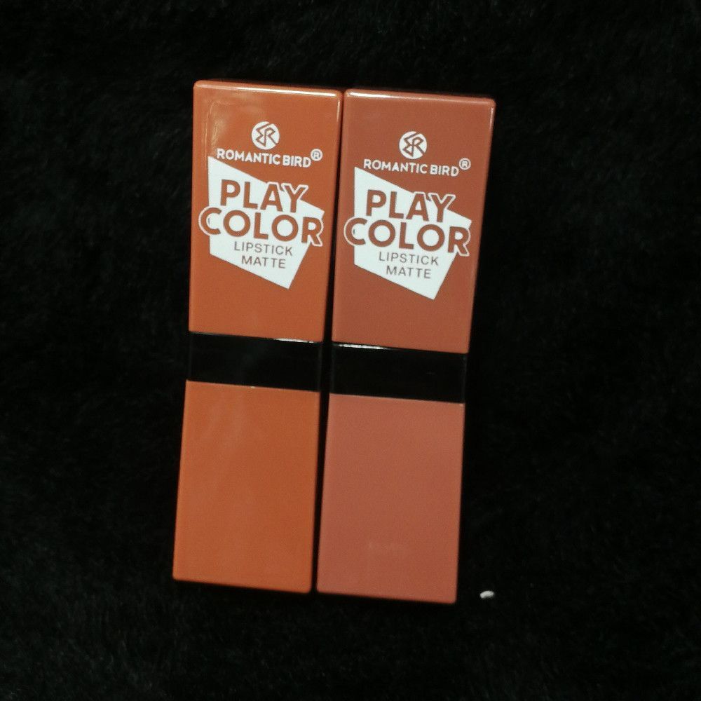 Play Color Matte Lipstick – Brown & Pink Shades in Plastic Case