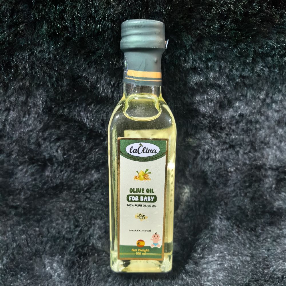 laOliva 100% Pure Olive Oil for Baby in Glass Bottle 100ml