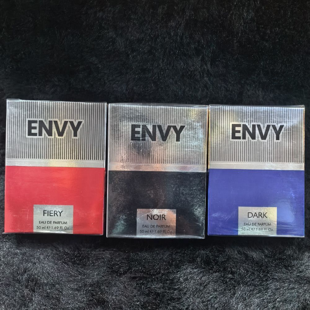Envy Fiery Noir Dark Eau De Parfum Perfume Box Set 50 ml
