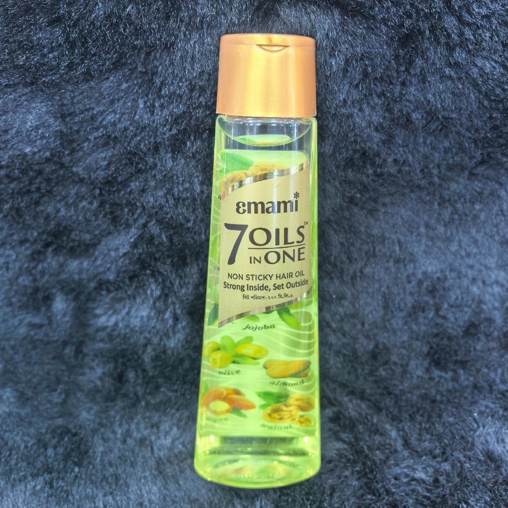 Emami 7 Oils in One Non Sticky Hair Oil for Strong Hair 200ml