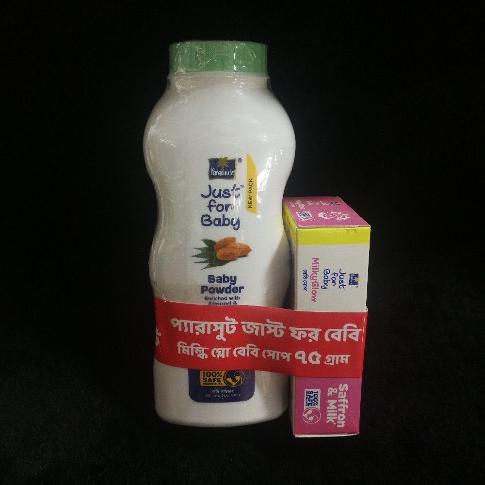 Just for Baby Baby Powder in Multi‑Color Plastic Pack for newborns