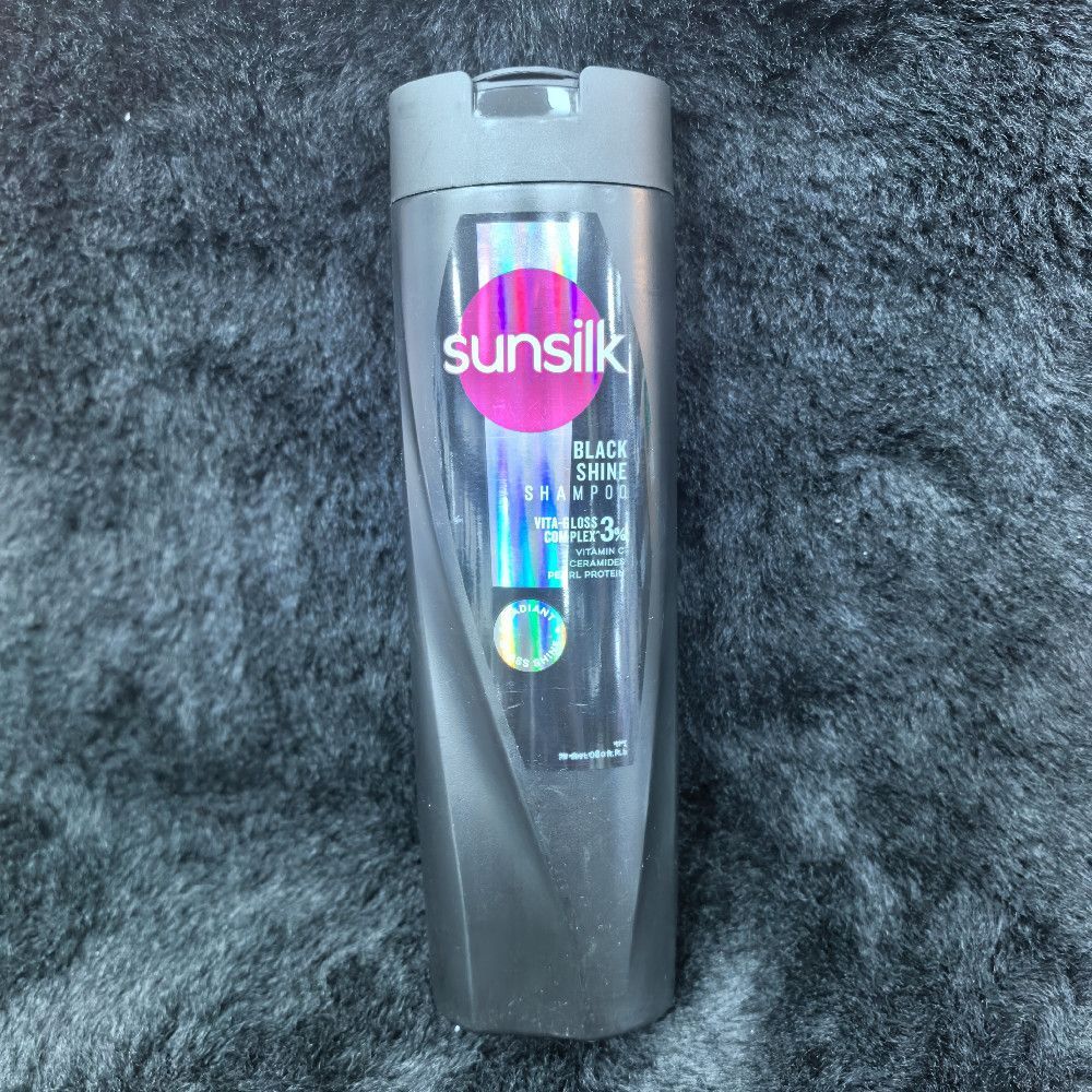 Sunsilk Black Shine Shampoo Vita Gloss Complex 3 Vitamin C Ceramides