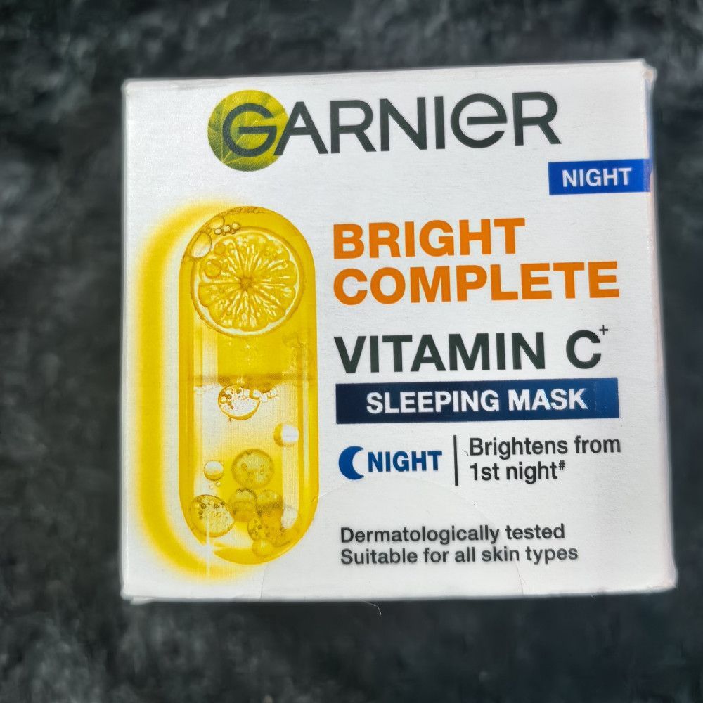 Garnier Bright Complete Vitamin C Night Sleeping Mask Cream