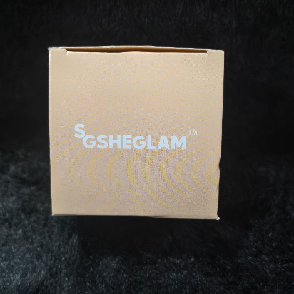 SHEGLAM Abstract Pattern Cardboard Cosmetics Box in Beige