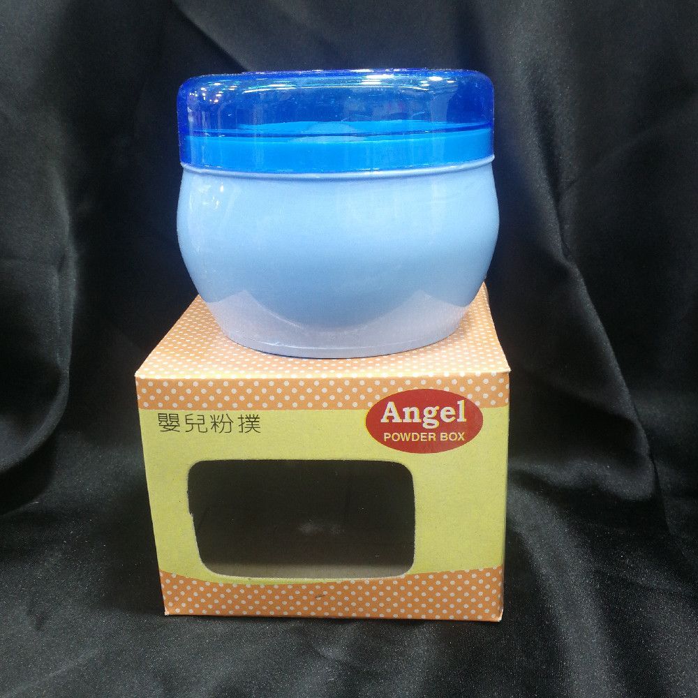 Angel Powder Box Cardboard Polka Dot Mix – Orange White Blue Red