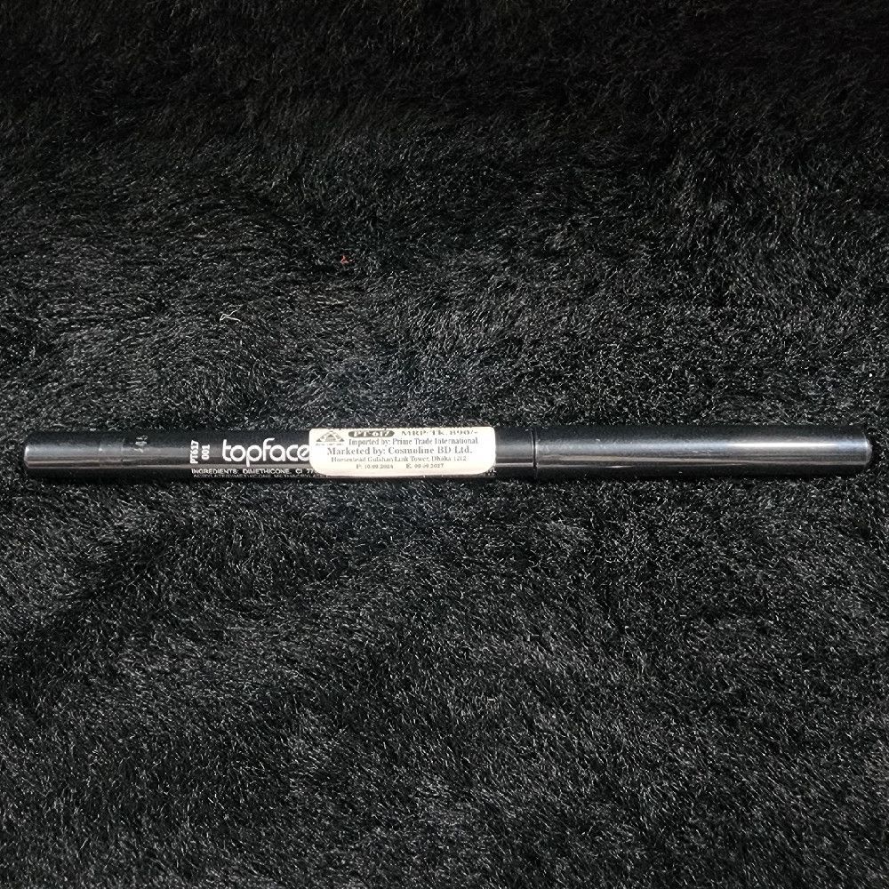 Black Plastic Eyeliner Pencil for Precise Eye Definition Makeup