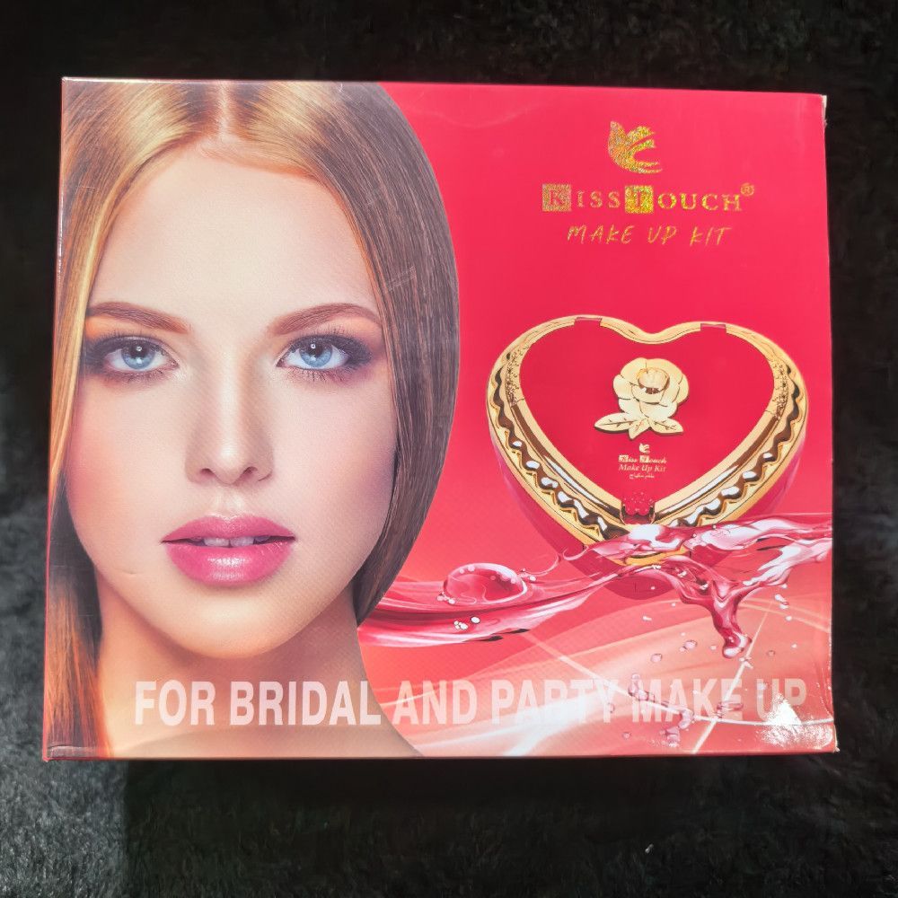 Kiss Touch Bridal and Party Makeup Kit Palette in Red and Gold