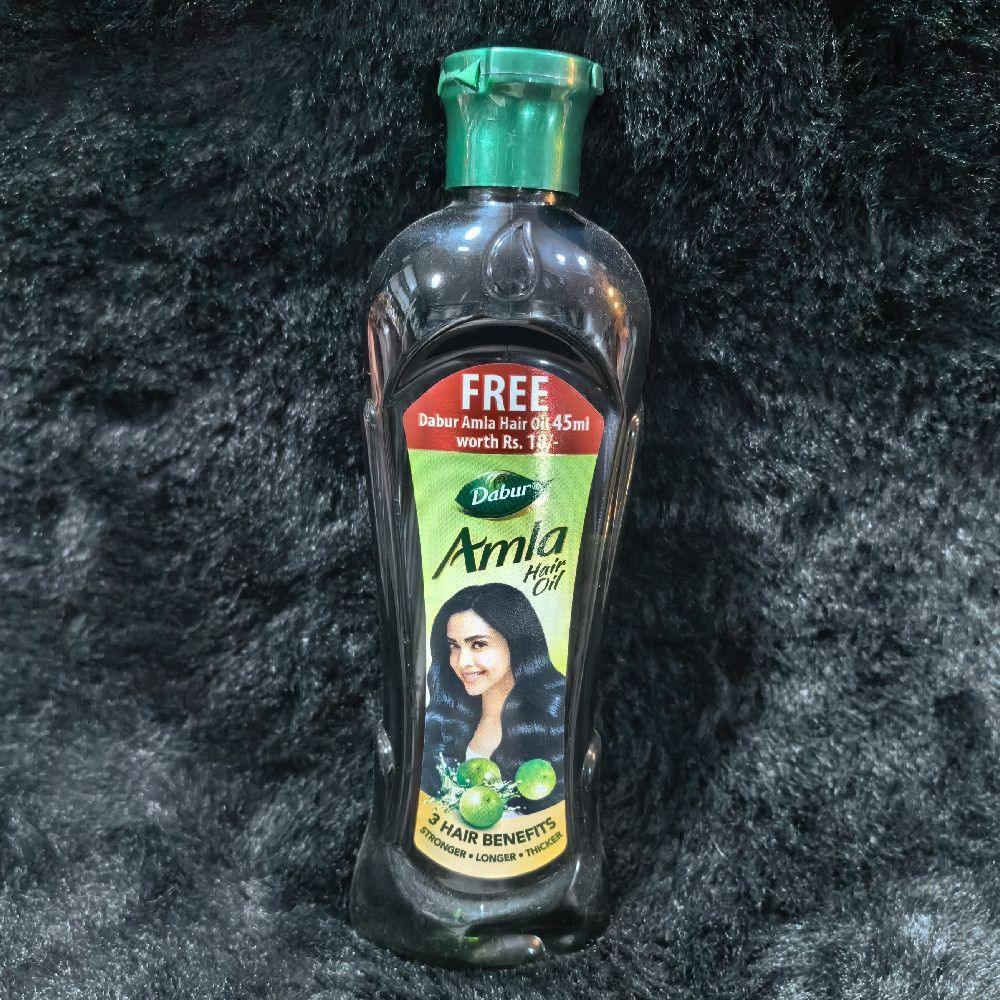 Dabur Amla Hair Oil 3 Hair Benefits Plastic Bottle 45ml