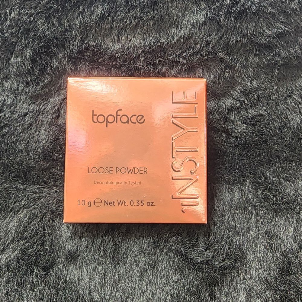 Topface Loose Powder Orange & Gold 10g Face Makeup Powder for Radiant