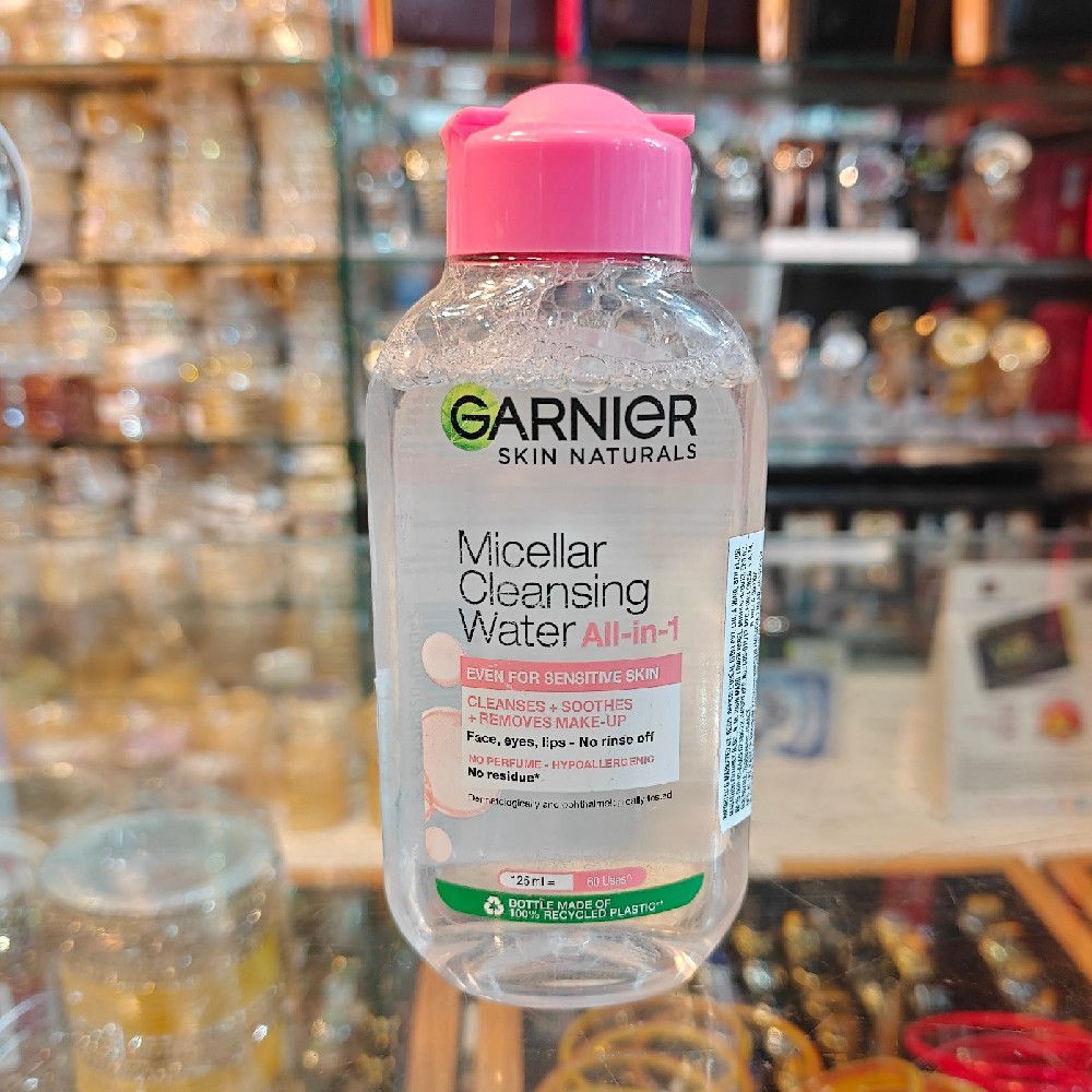 Garnier Skin Naturals Micellar Cleansing Water All-in-1 Sensitive Skin Cleanser Bottle