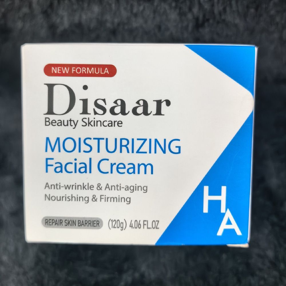 Disaar Beauty Skincare Cardboard Box White And Black Pack