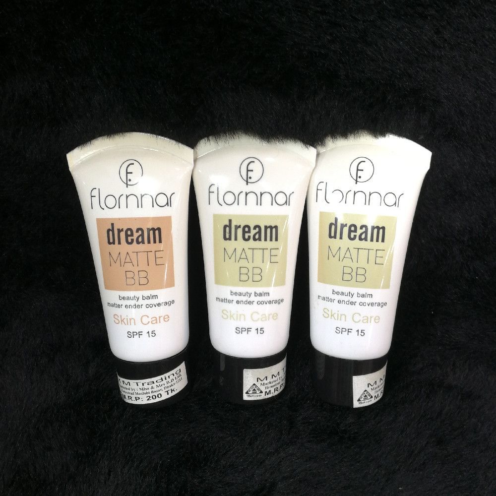 Flormar Dream Matte BB Cream Skin Care Moisturizer SPF 15 Plastic Pack