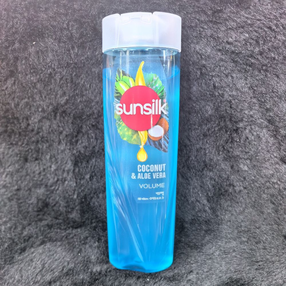 Sunsilk Coconut and Aloe Vera Volume Shampoo Plastic Bottle