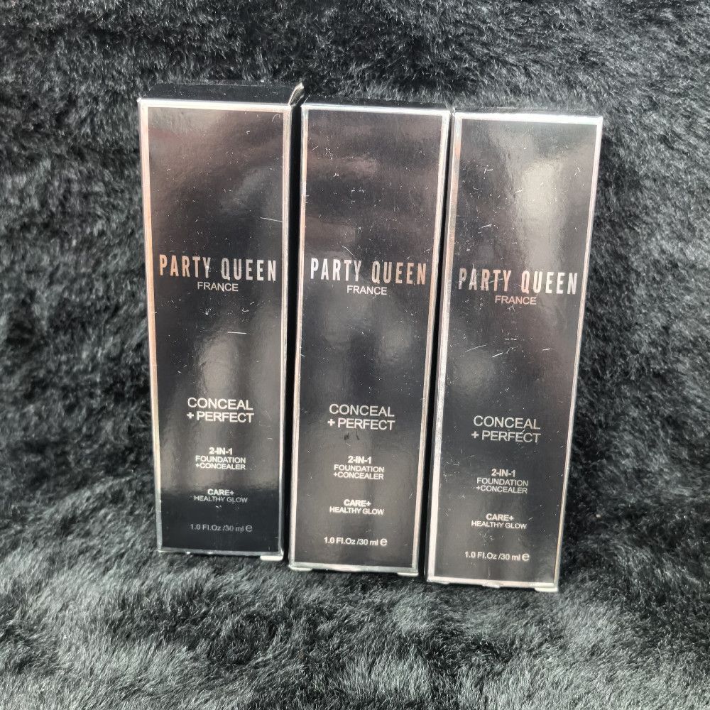 Party Queen Conceal + Perfect Foundation 1.0 fl oz Cardboard Pack