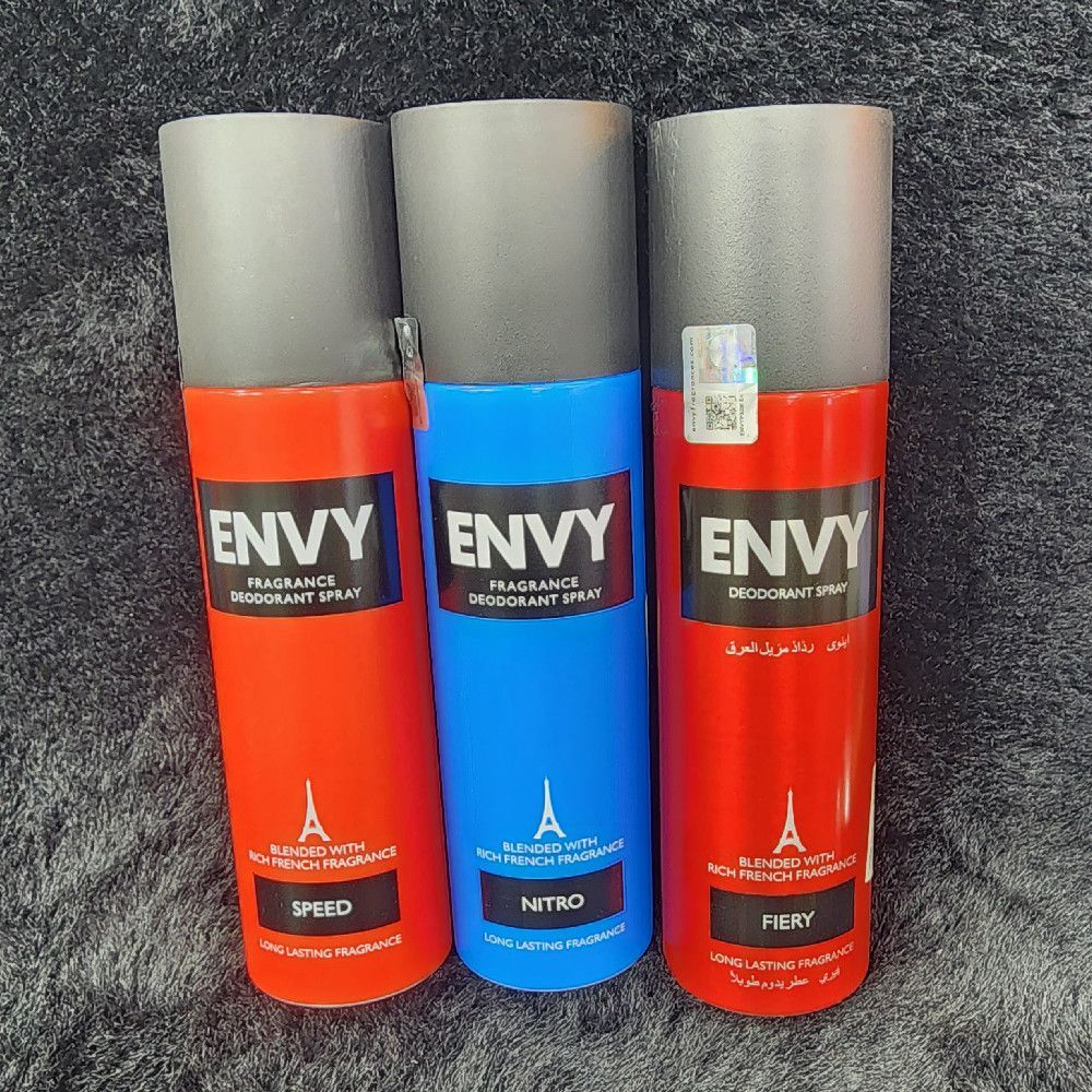 Envy Speed Fragrance Deodorant Spray Blended With Rich French