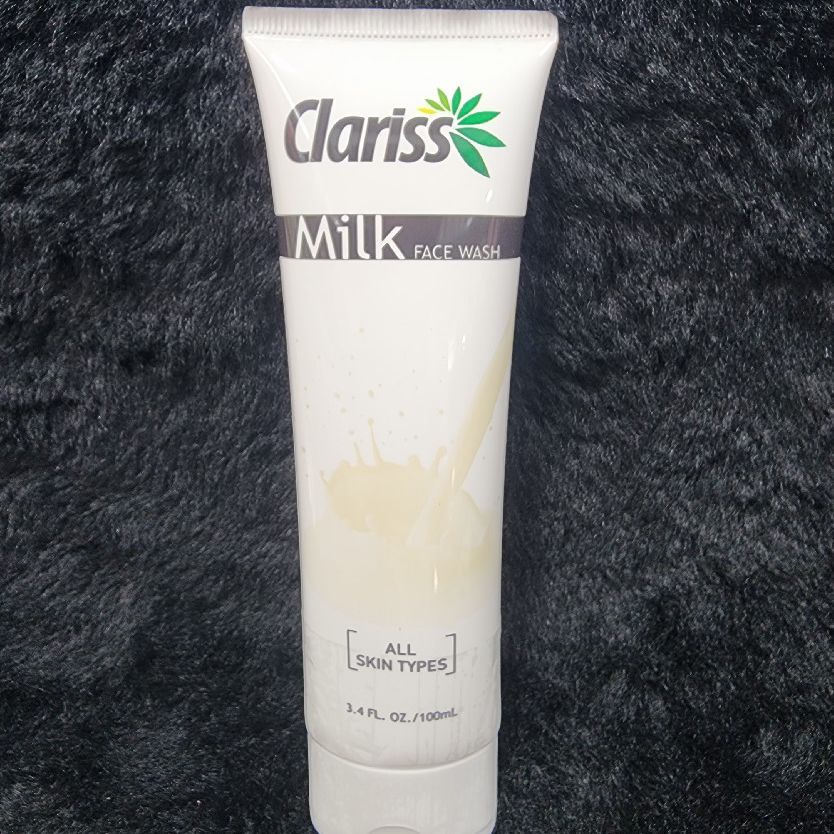Clariss Milk Face Wash 3.4 FL OZ (100ml) Cleanser for All Skin Types