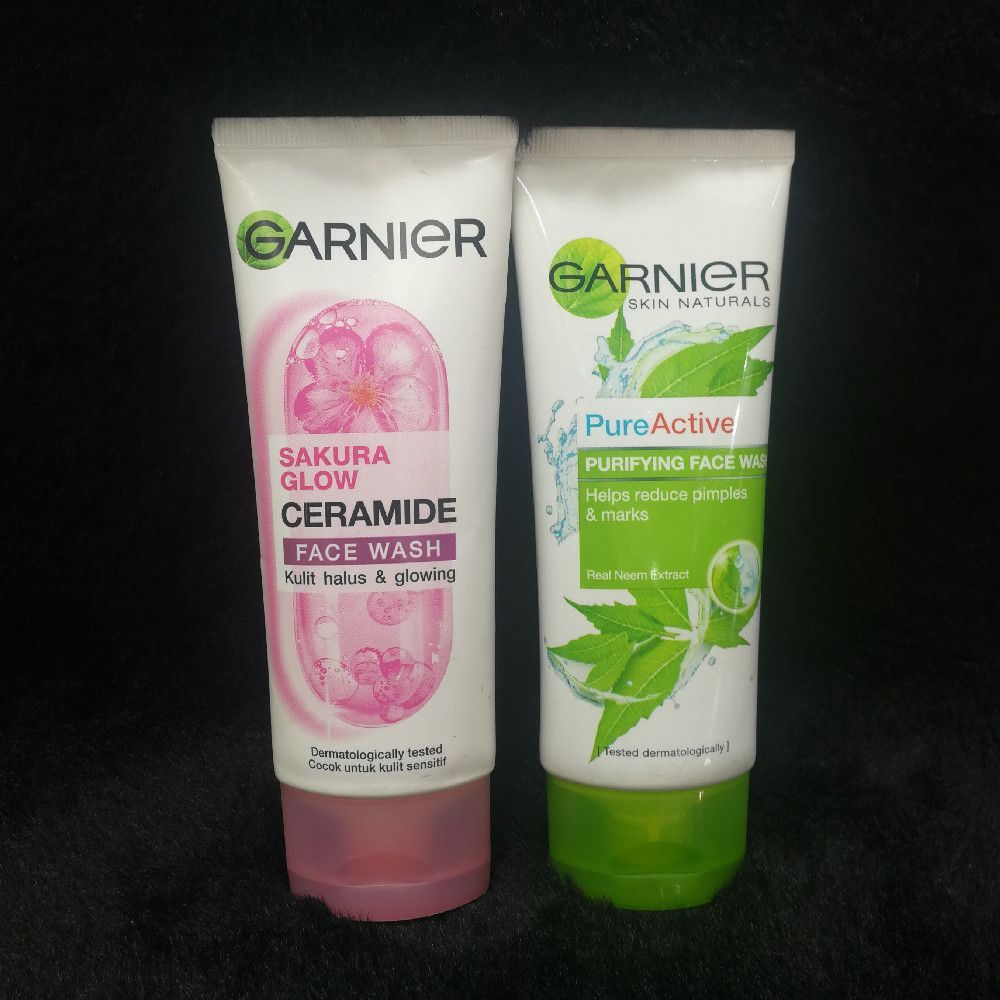Garnier Sakura Glow Ceramide Face Wash – Gentle Cleanser for Skin