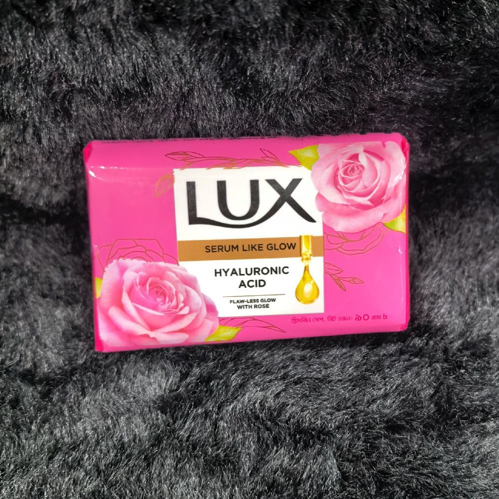 Lux Flawless Glow Soap with Rose Hyaluronic Acid and Glycerin 90g