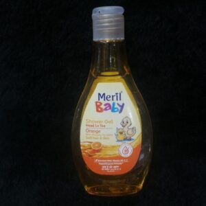 Meril Baby Shower Gel Orange Soft Hair & Skin Wash for Babies