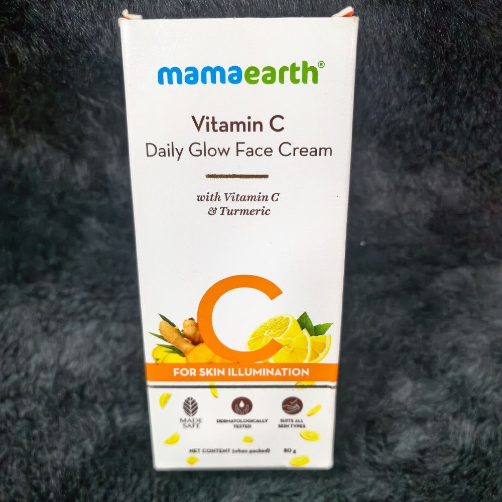Mamaearth Vitamin C Daily Glow Face Cream Skin Illumination Pcs