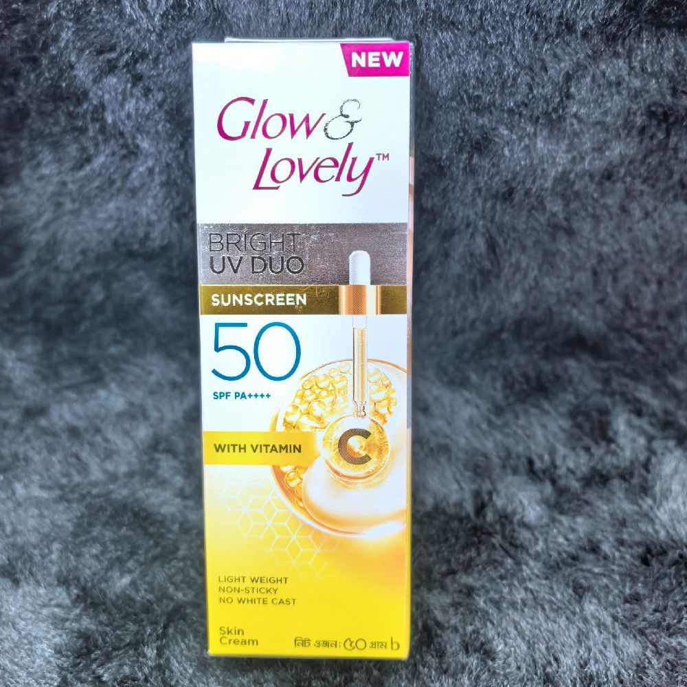 Glow & Lovely Bright UV Duo Sunscreen SPF 50 PA++++ Vitamin C