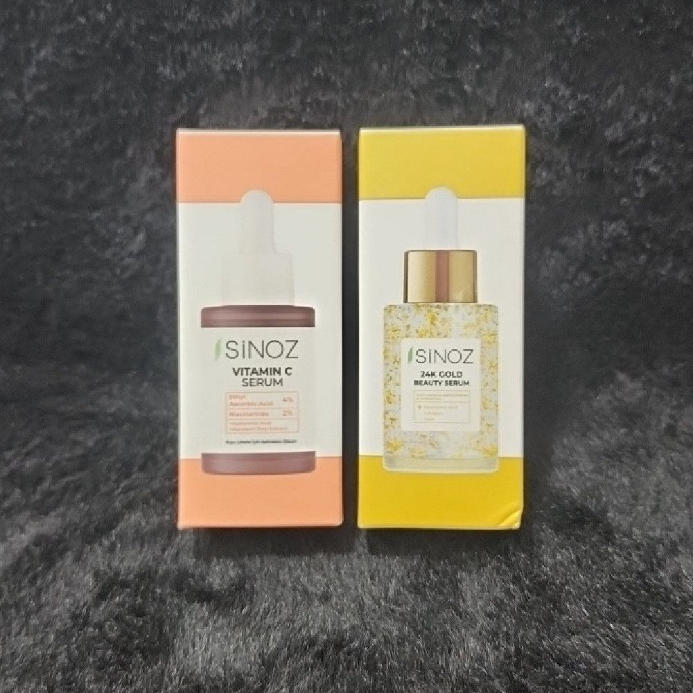 SINOZ Vitamin C Serum – Brightening Facial Treatment in Cardboard Box