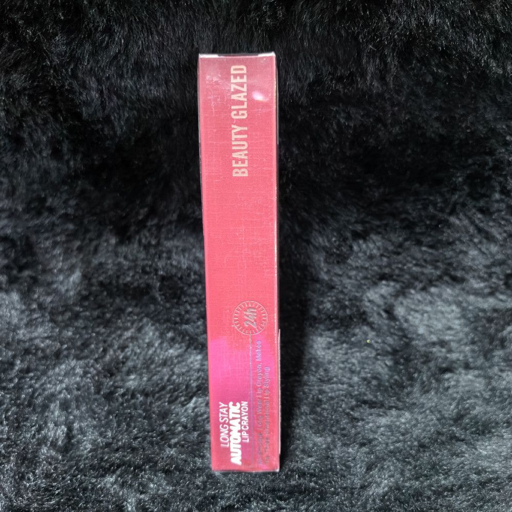 Beauty Glazed 24H Long Stay Automatic Lip Crayon Box Pink White