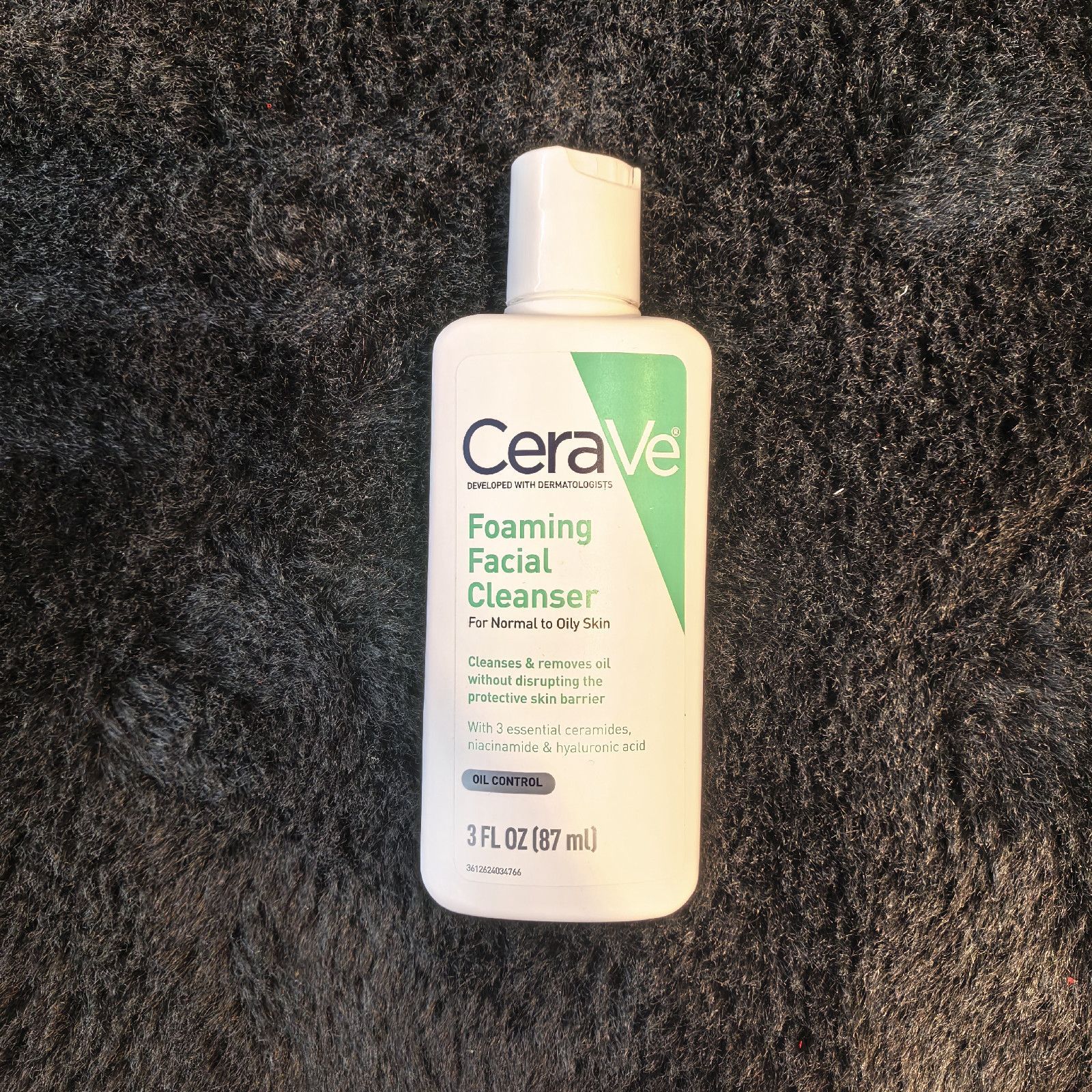 CeraVe Foaming Facial Cleanser 3 FL OZ (87 mL) – Gentle Daily Wash