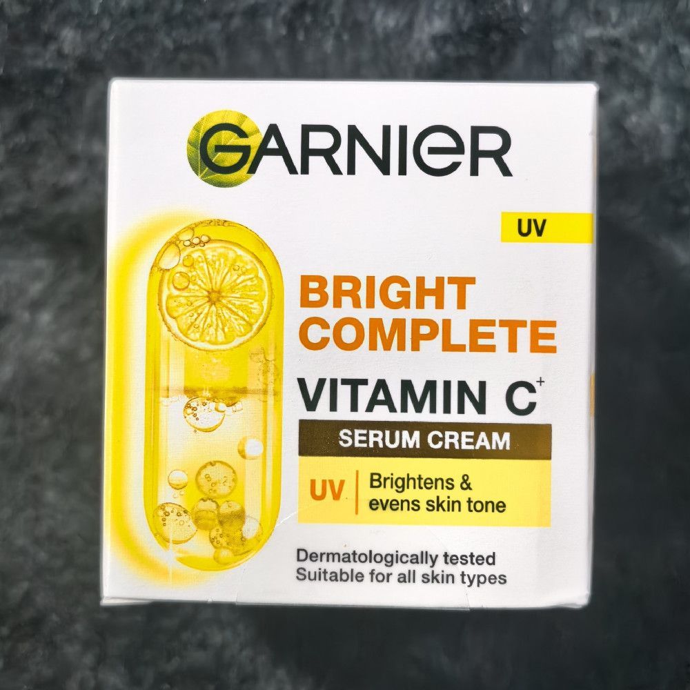 Garnier Bright Complete Vitamin C UV Serum Cream for Even Skin Tone