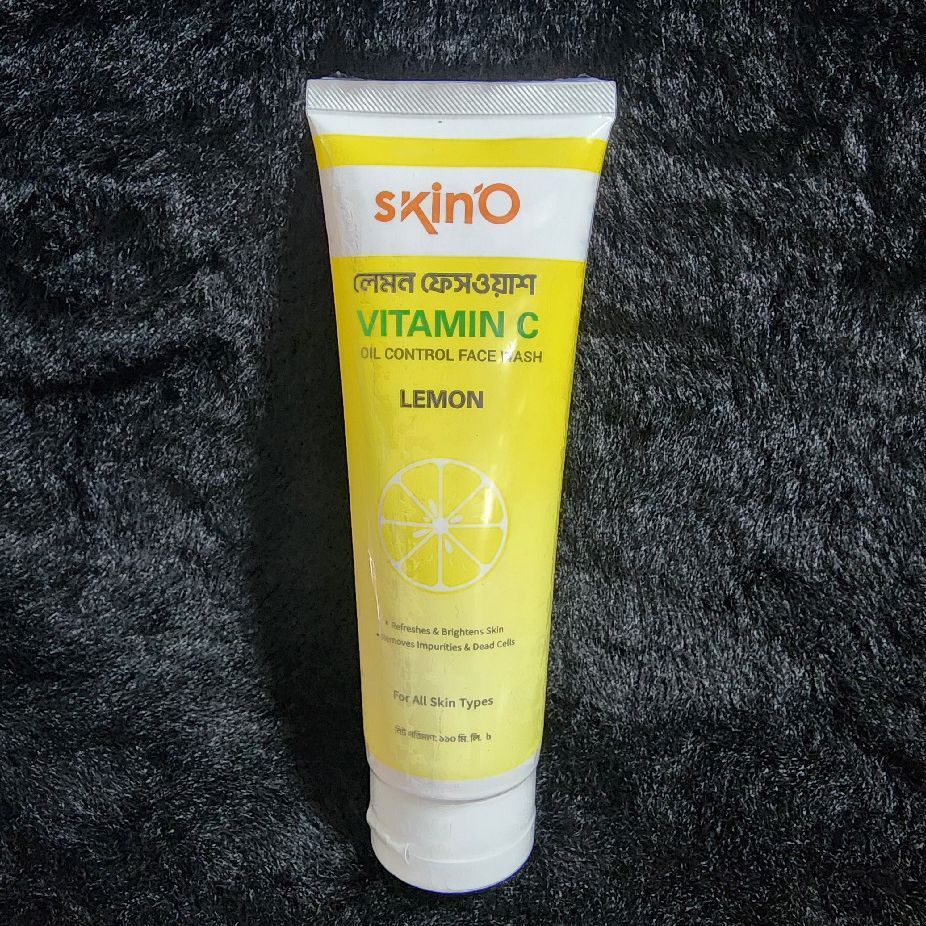 Skin'O Vitamin C Lemon Oil Control Face Wash – Yellow Plastic Tube