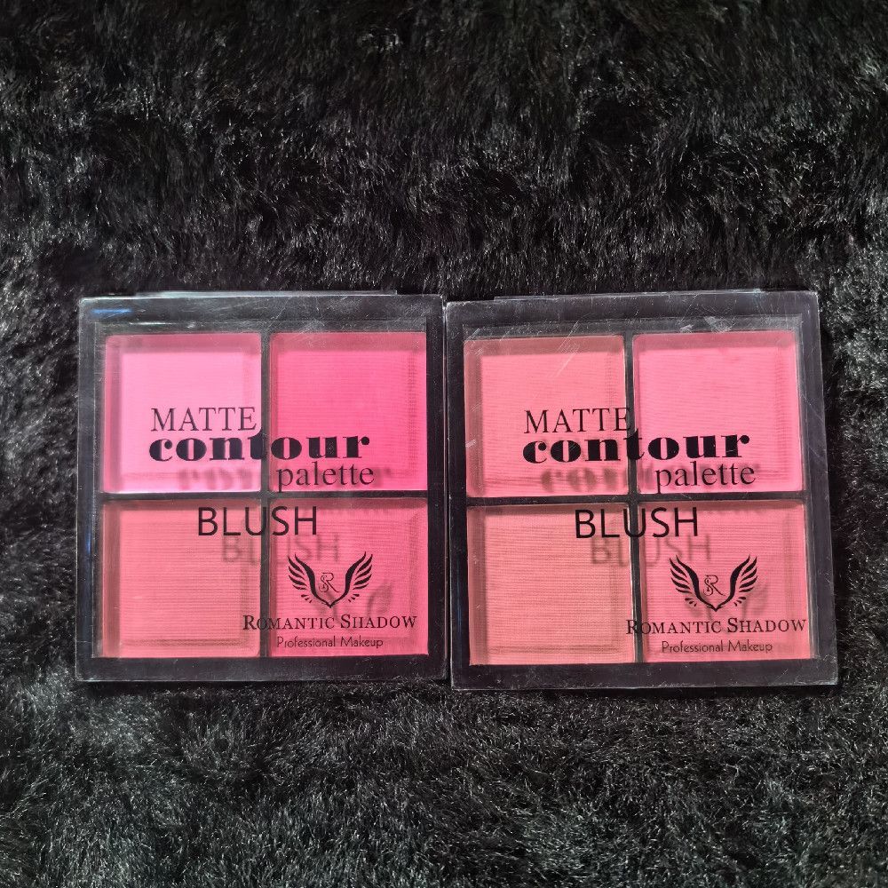 Professional Romantic Shadow Matte Contour and Blush Makeup Palette