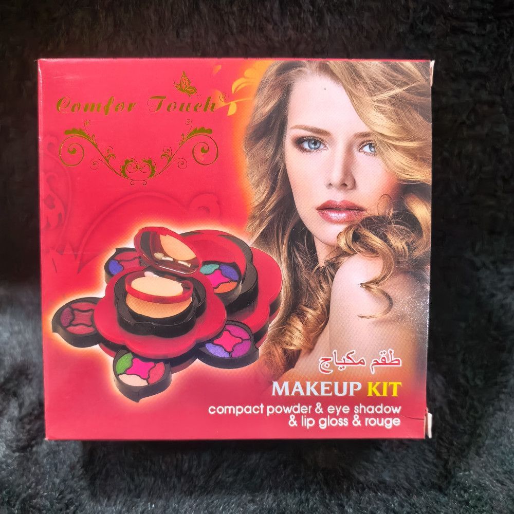 Comfor Touch Makeup Kit with Compact Powder Eyeshadow and Rouge