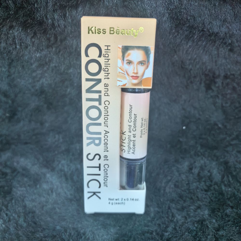 Kiss Beauty Highlight and Contour Stick Set Beige White Black