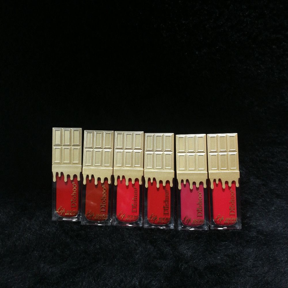 Didohoo Lip Wine Liquid Lipstick – Red Pink Orange Shades in Plastic Tube