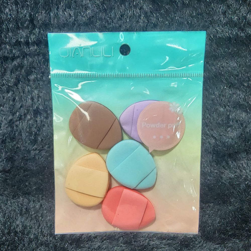 Multi-colour Foam Makeup Sponge Puffs Pack – 4 Soft Powder Sponges