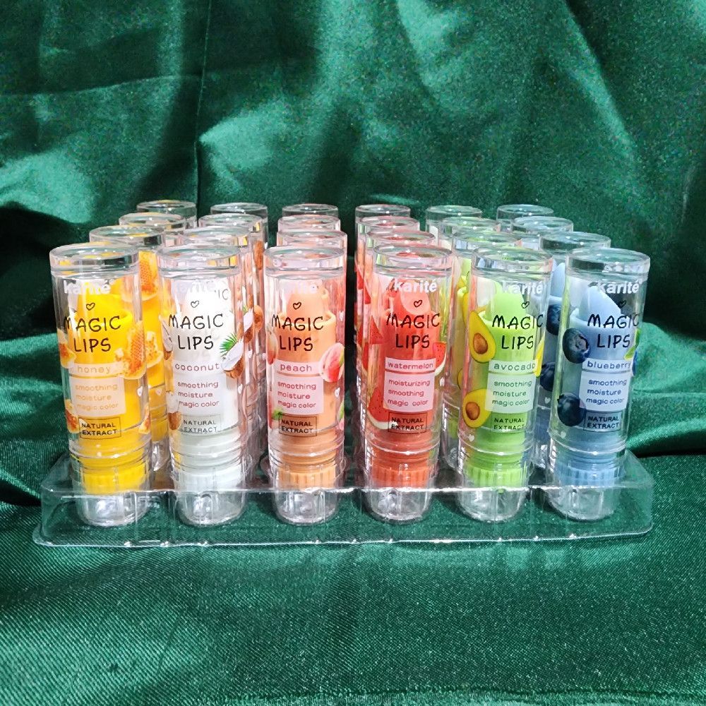 Magic Lips Colour Changing Lip Balm – Yellow, White, Peach, Green