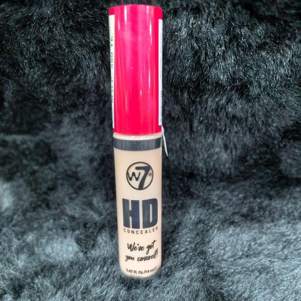 W7 HD Liquid Concealer 14 mL Pink Beige Makeup Cover Blemish Face