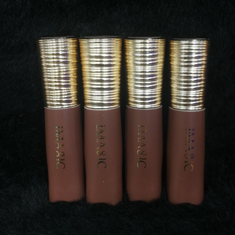IMAGIC Liquid Lipstick in Brown and Gold Shade for Makeup Lovers