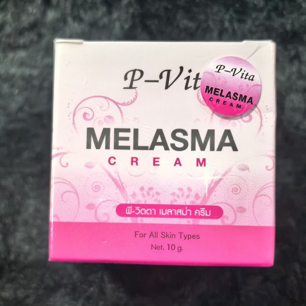 P-Vita Melasma Cream 10g For All Skin Types Skincare Paper Box