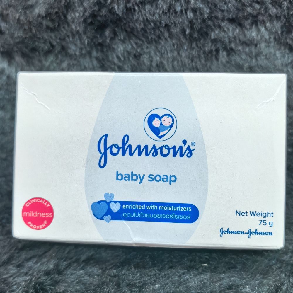 Johnson's baby soap 75 g paperboard box enriched with moisturizers