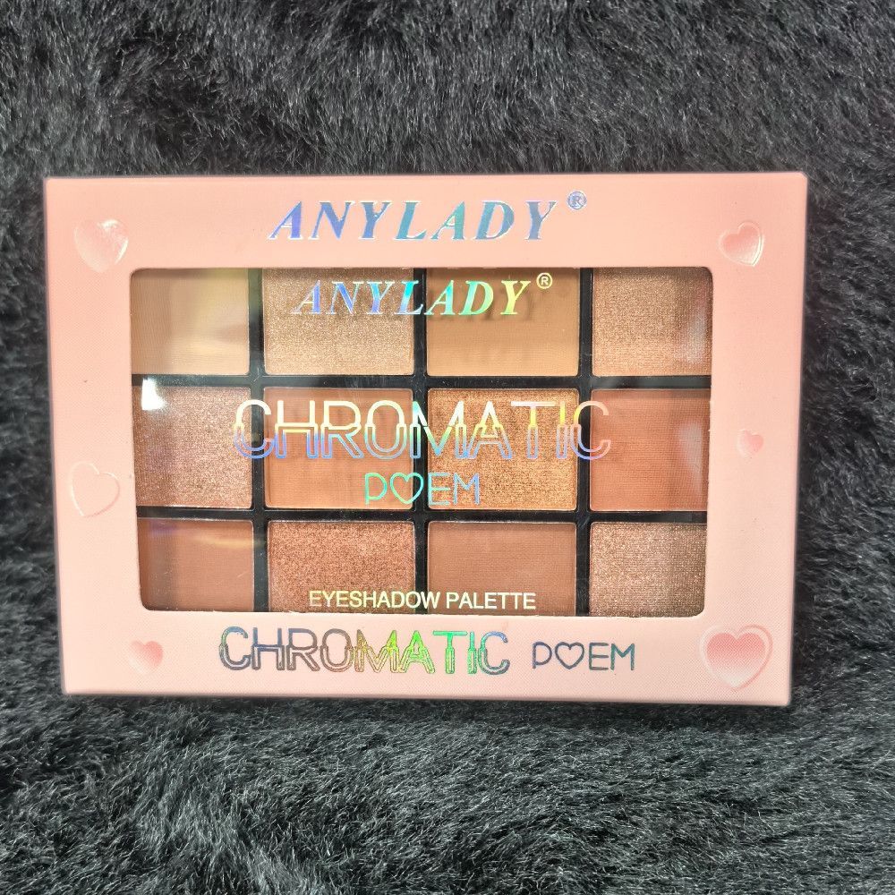ANYLADY Chromatic Poem Eyeshadow Palette with Heart Pattern