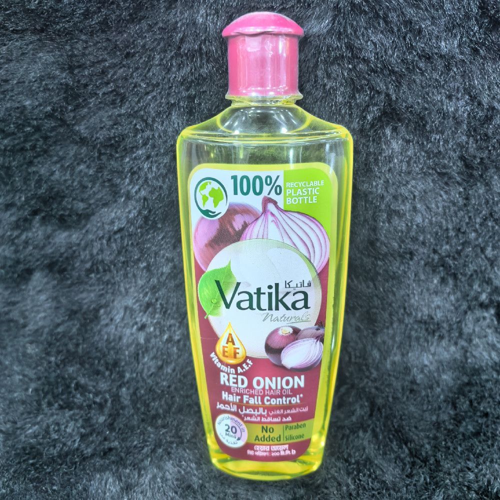 Vatika Naturals Red Onion Enriched Hair Oil 100% Recyclable Bottle