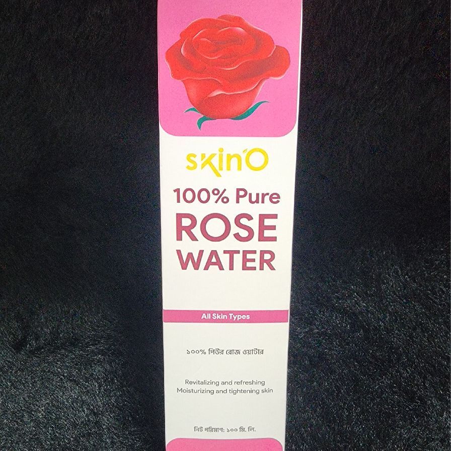 Skino Pure Rose Water Spray for All Skin Types – Pink, White, Red, Yellow