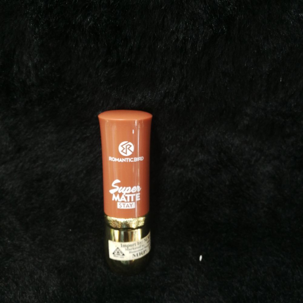 ROMANTICBIRD Super MATTE STAY Lipstick Orange Gold Longwear Formula
