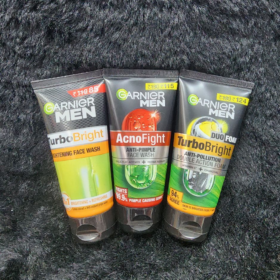 Garnier Men AcnoFight Anti‑Pimple Face Wash – 150ml Plastic Tube