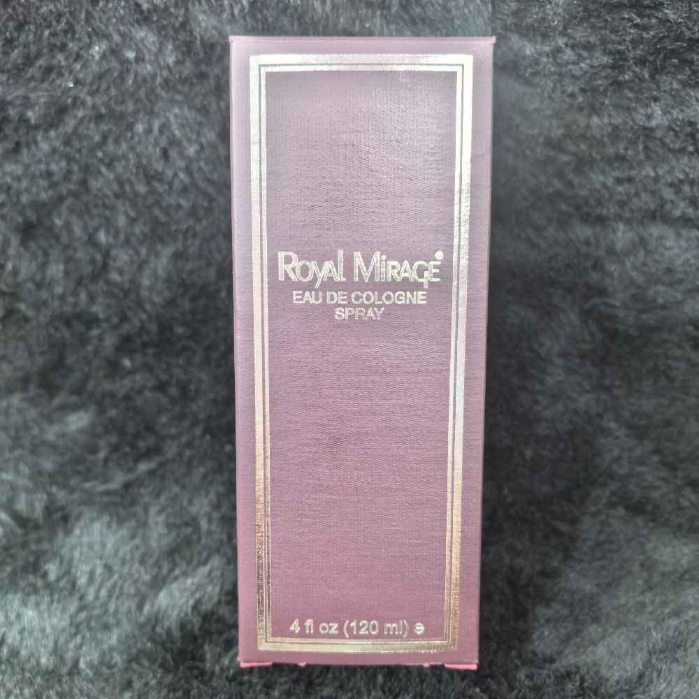 Royal Mirage Eau De Cologne Spray Purple Gold Box 120ml