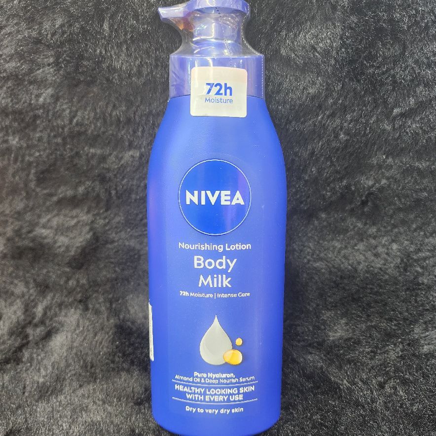 Nivea Body Milk Nourishing Lotion 72h Moisture Cream for All Skin