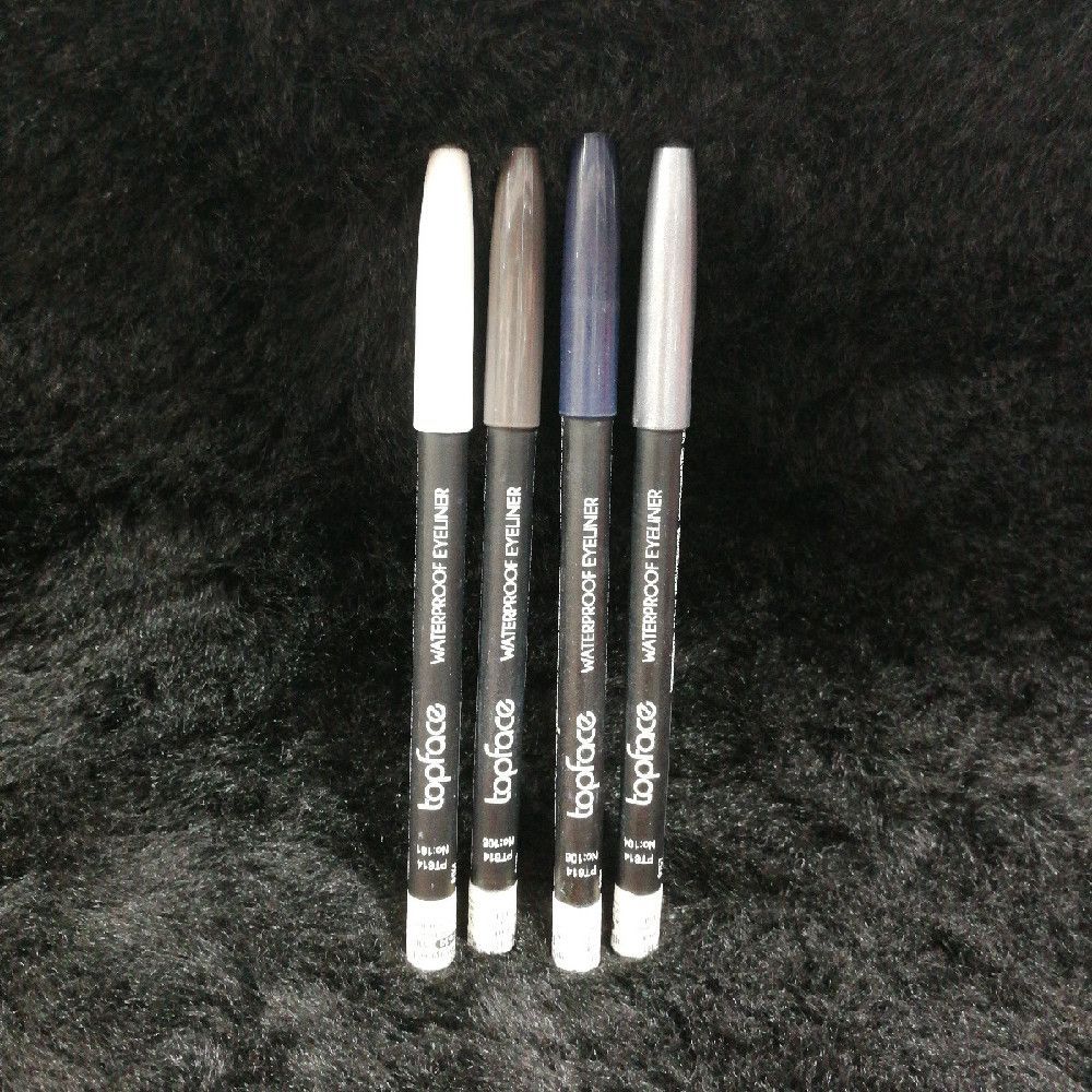 Topface Waterproof Eyeliner Pencil – Black, White, Brown & Blue
