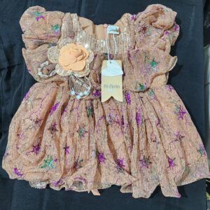 Baby Party Dress with Floral Print