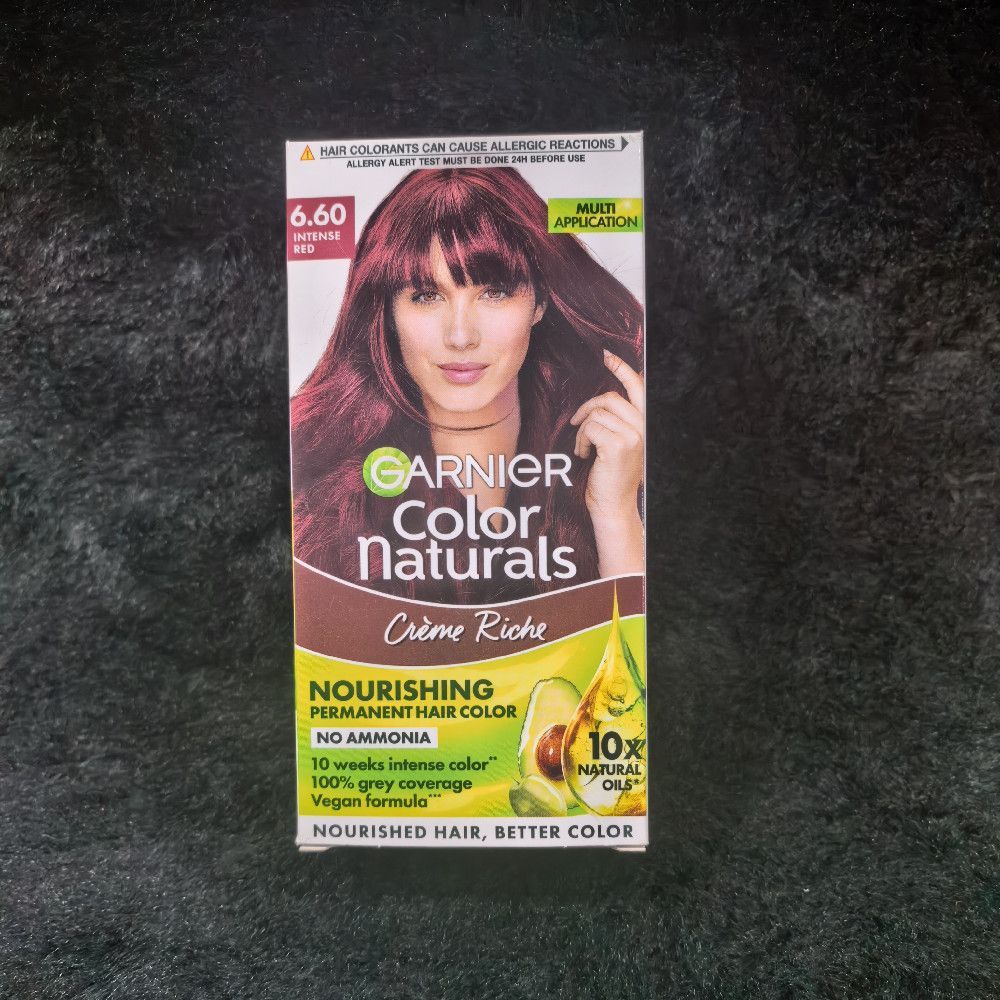 Garnier Color Naturals Crème Riche Intense Red Hair Color 6.60